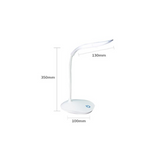 Mini Table Lamp Foldable Touch Adjustable Table Lamp Night Light Touch Dimming Portable Reading Lamp LED USB Charging Table Lamp