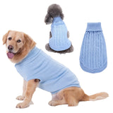 Warm Small Large dog sweater Cat Clothes Winter turtleneck Pet Puppy Knitwear Sweaters clothing for Cat small Medium big Dogs