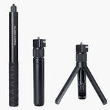 Bullet Time Bundle Kit Invisible Selfie Stick Tripod Handle 1/4" Screw 28-111cm Adjust Compatible with Insta 360 One/One X/One R