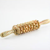 Household whole body multi-purpose massage roller stomach wood nine rounds waist abdomen massage equipment Health Care