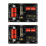 2Pcs 350W 2 Ways Crossover Audio Board Tweeter Bass Speaker Frequency Divider for 4-8Ohm DIY Speaker Filter 2800HZ