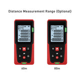 2.0-inch LCD Digital Laser Distance Meter Diastimeter Range Finder Distance Measurement Gauge 99 Group of Data Storage Distance