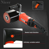 Satin Machine Brush Sander Sanding Roller 1400 Watt 220 V/50 Hz 600-3000RPM For Grinding Smooth Brush Structuring Matting Satin