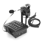 Corded Telephone with Headset Call Center Telephone with Omnidirectional Microphone Headset for Office Home Call Center Phone