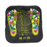 1PC 35X35CM Foot Reflexology Walk Stone Massager Relax Massage Mat Pad Massage Apparatus Foot Acupressure Cushion