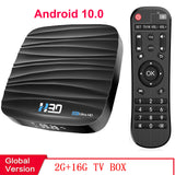 Android TV Box OS 10.0 4GB 32GB 64GB 4K H.265 Media Player 3D Video 2.4G 5GHz Dual Wifi Bluetooth HD Smart TVBox Set Top Box