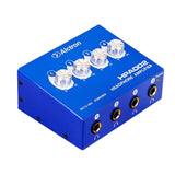 Alctron 4-Channel Portable Stereo Headphone Amplifier Mini Earphone Splitter Amp TRS/RCA Headphones Jack ( US Plug)