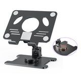 Base 360° Rotating Desktop Tablet Stand Multi-angle Adjustable Cell Phone Holder iPad Stand Aluminum Tablet Accessories