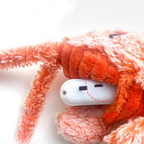 Pet Electric Jumping Cat toy Shrimp Moving Simulation Lobster Dancing Plush Toys For Pet dog Cats Stuffed Animal Interactive toy