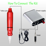 Professional Tattoo Machine Kit Rotary Tattoo Pen Tattoo Kit Permanent Makeup Machine For Body Art