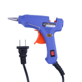20W Hot Melt Air Glue Gun High Temp Heater Mini Gun w/ 10pcs Glue Sticks for DIY Decorative Tools Paste Small Accessories