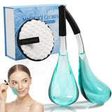 2PC Facial Ice Globes Durable Quartz Glass Ice Globes for Cold or Hot Skin Massagers Daily Beauty Skin Tightening Skin Care Tool
