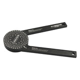 7inch Aluminum Miter Saw Protractor Angle Finder Home Portable Single Cut Accessories Black Engraved Scales Rust Proof Easy Read