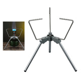 Camping Stove Rack with Adapter Windproof Pot Rack Camping Stove Stand Bracket Holder Stove Support for Camping Hiking Picnic