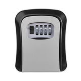 4 Colors Wall Mount Key Storage Secret Box Organizer 4 Digit Combination Password Security Code Lock No Key Home Key Safe Box