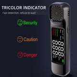 High-Precise LED Alcohols Detector Non-Contacting Breath Blow Tester 10s Quick Response High-Sensitive Electronic Breathalyzer