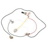 Electric Guitar Wiring Harness Kit 3 Way Toggle Switch 2 Volume 1   500K