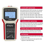 Photovoltaic Panel Power Supplys Multimeter Auto Manual MPPT Detection with LCD Screen with Backlight Open Circuit Voltage
