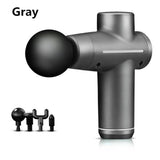 New 4 Heads USB Mini massage Gun Full Body Massager Gym Muscle Relief Pain Lactic Acid Mute Brushless Motor High torque Dropship