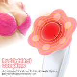 USB Breast Massager Enhancement Enlargement Chest Massage Infrared Heating Therapy Ultrasonic Vibration Breast Massager Tool