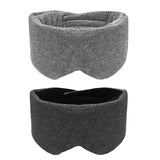 Unisex Cotton Blackout Eye Mask Oversized Eyeshade Adjustable Sleeping Blindfold 68UD