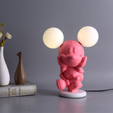 Cartoon Mouse Table Lamp Designer Nordic Living Room Children's Princess Room Bedside Lamp Net Red Cute Dimming Night Light
