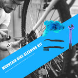 4pcs Professional MTB Mountain Road Bike Cleaning Tools Set Portable Chain Crankset Cleaner Brush Scrubber