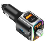 Car Mp3 Bluetooth Player Card/U Disk Music PD/QC3.0 Fast Charge Transmitter Hands-free Car Fm Accessories U6V2