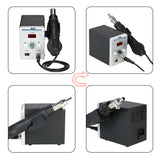 858D 700W Soldering Station LED Digital Solder Iron Desoldering Station BGA Rework Solder Station Hot Air Gun Electric Iron Set
