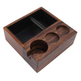Wooden Coffee Filter Tamper Holder Station Portafilter Stand Home Kitchen Cafe Machine Accessories
