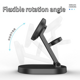 3 in 1 Wireless Charger Station For iPhone 13 11 12 X 8 Samsung Apple Watch Macsafe Charging Station for Airpods Pro iWatch 5/4