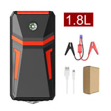 Car jump starter 1000A Battery Starter with LED Light and Safety Hammer 30000mAh Portable Power Bank Starting Device For car