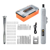 Cordless Mini Electric Screwdriver Set Wireless USB Rechargeable Screwdriver for Repairing Clock with 12pcs/88pcs Magnetic Bits