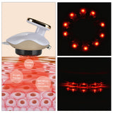 Electric Cupping massage LCD Display Guasha Scraping EMS Body massager Vacuum Cans Suction Cup IR Heating Fat Burner Slimming