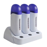 Multifunction Hot Wax Depilatory Roller Body Painless Hair Removal Heater Cartridge Warmer Waxing Epilator Machine for Men and