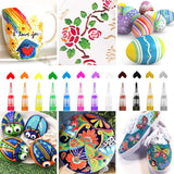 Acrylic Paint Markers Set Water-Based Art Marker Pen Fine Tip for DIY Craft Canvas Ceramic Glass Wood Stone Paper Metal Graffiti