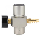CO2 Gas Regulator 3/8in Quick Connector CO2 Mini Regulator Pressure Gauge for Soda Container Beer Keg Beer Accessories