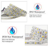 RGB LED Strip Light 5M 10M 15M 30Leds/m SMD5050 DC 12V Tape Ribbon Diode Flexible Waterproof 44keys Controller Adapter Set