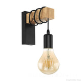 Modern Wood Arm Wall Lamp Creative Decorative Vanity Light Wall Light Mirror Lights Indoor Wall Lamps Indoor Lighting Fixtures