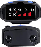 Car Radar Detector English Russian Auto 360 Degree Vehicle V7 Speed Voice Alert Alarm Warning 16 Band LED Display