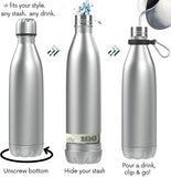 Secret Hidden Safe Steel Water Bottle Safe Money Box Secret Stash Spot Can Hidden Safes Storage Compartment for Cards Keys Cash