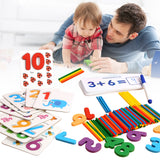 Number Learning Game Matching Puzzle Number Early Educatioal STEM Game Kids Toy for Age 4-6 Boys &amp; Girls