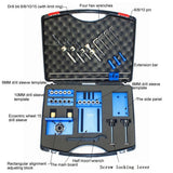 08400 Upgraded Dowelling Jig Set High Precision Woodworking Tool Drill Guide DIY Hole Drilling Locator Tool Kit
