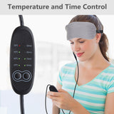 Heated Eye Mask for Sleeping USB Reduce Dark Circle Hot Cool Mask Warm Steam Eye Mask Electric Temperature Heating Eye Care