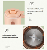 220V 350ML Electric Soybean Milk Grinder Machine Multi Mini Portable Juicer Automatic Fruit Vegetable Juicer Heating Function