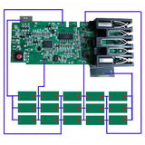 M18 Li-Ion Battery Plastic Case PCB Charging Protection Circuit Board Shell for 18V 3Ah 6Ah 9Ah Sticker Label