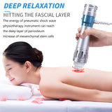Portable Shockwave Therapy Machine With 7 Heads ED Treatment Pain Relief Relaxing Massage ShockWave Body Physiotherapy Vibrator