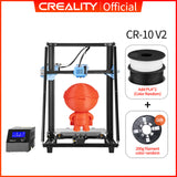 CREALITY 3D Upgrade CR-10 V2 Printer Size 300*300*400mm,Silent Mainboard Resume Printing with Mean well Power Supply