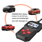 KW210 Car Battery Tester Analyzer for Battery Life, Voltage, Resistance Tester