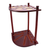 New Billiards Pool Cue Rack For Cues And Balls, Holds 8 Sticks &amp; Full Ball Set-Billiards Accessories